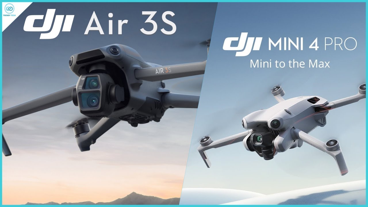 DJI Air 3S vs Mini 4 Pro - In which case you ought to invest ? - YouTube