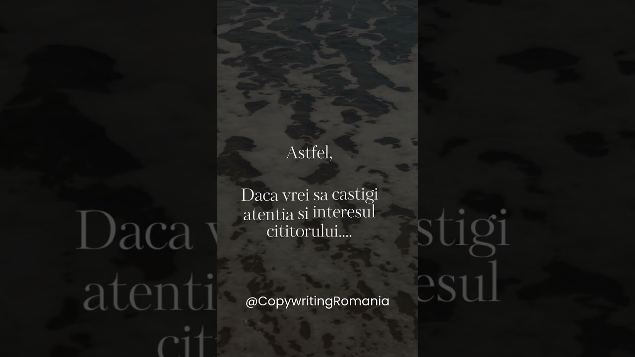 copywriting regula 1