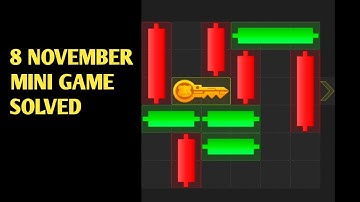 8 November Mini Game | Mini Game Hamster Kombat | Puzzle Game Hamster Kombat