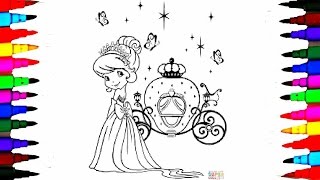 Coloring Book Pages Strawberry Shortcake Berry Bitty Princess For Children Learning Rainbow Colors