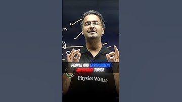 UGC NET JUNE 2025 | PEOPLE AND ENVIRONMENT IMPORTANT TOPICS | NISHANT SIR