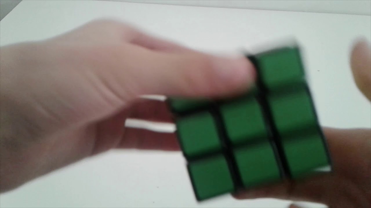 Staircase Pattern on a 3x3 Rubik's cube