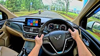 Driving POV WULING CORTEZ 1.8 L (LUX) i-AMT 2018 | ACCELERATION \u0026 HANDLING | Car Test Drive (ASMR)