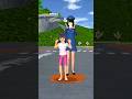 police girl help little baby to lower the circle 🥰 #sakuraschoolsimulator #shortsviral #shorts #sss