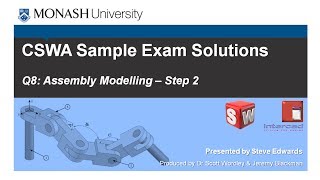 Famous SolidWorks CSWA Practice Exam Solutions Part 8: Q7 Assembly Modelling Step 2 Net Worth