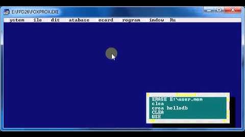 Foxpro Basic Commands