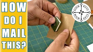 How Do I Mail This?! - Under the Cover: A Bookbinder's vlog no. 3 - Packing A Tiny Book
