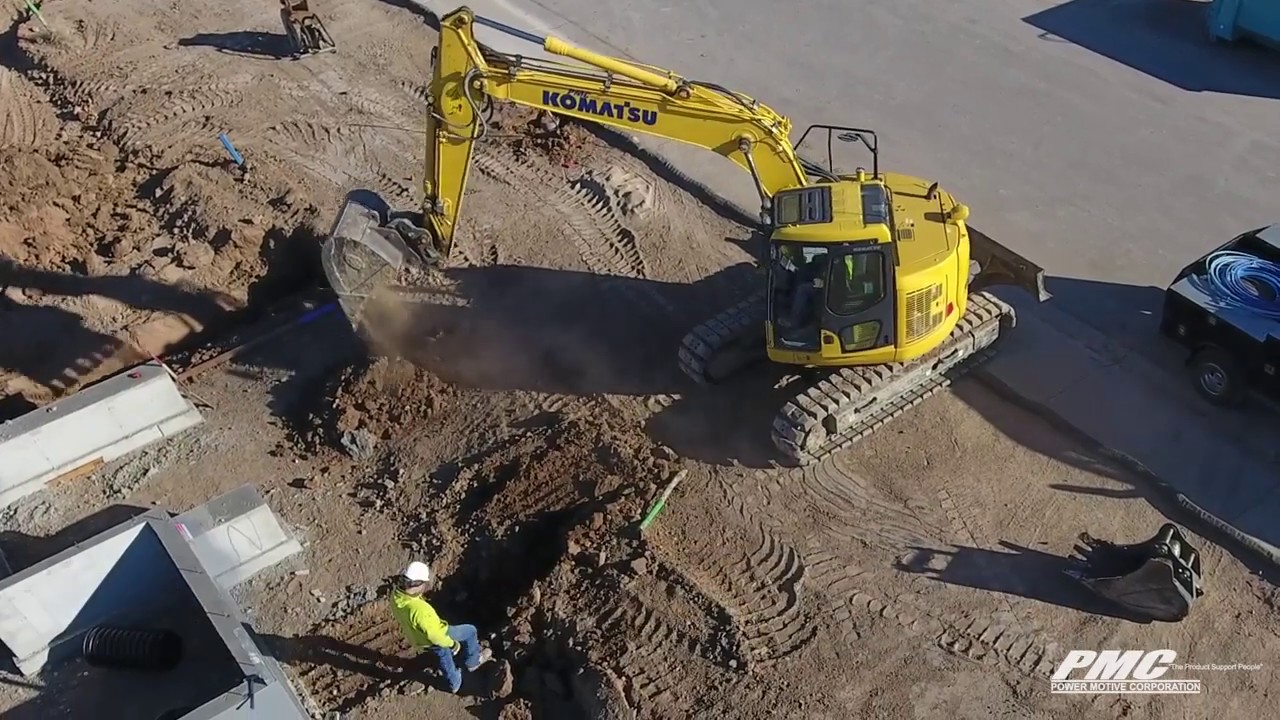 Komatsu PC138USLC Excavator - Nicholson Building Co. & Excavating - Power Motive Corp