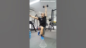 Desenvolvimento unilateral semiajoelhado