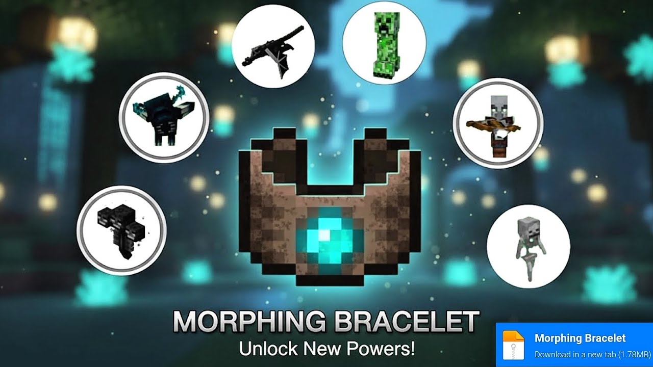 Morph Bracelet Addon for MCPE/Bedrock – Free Direct Download MediaFire Link