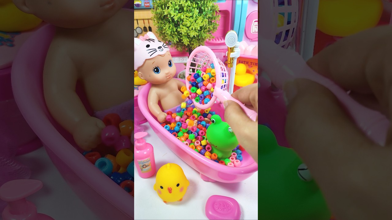 Kitchen Bathroom Cleaning Set Toys, Satisfying With Unboxing ASMR Videos