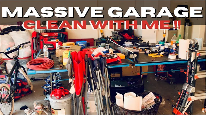 MASSIVE CLEAN WITH ME EXTREME GARAGE DECLUTTER/ Gym Garage 2021 winter  CLEANING MOTIVATION
