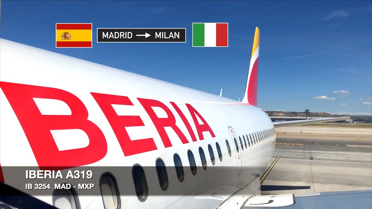 TRIP REPORT | IBERIA A319 | Madrid ✈ Milan MXP | Economy Class