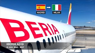 TRIP REPORT | IBERIA A319 | Madrid ✈ Milan MXP | Economy Class