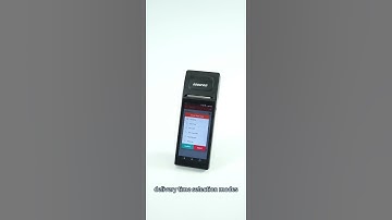 Goodcom POS printer enhances restaurant efficiency with a customizable delivery time feature.