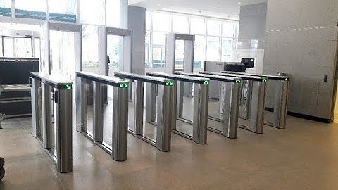 Office Building Counter Anti-collision Face Recognition Entrance Control Speed Barrier Turnstile