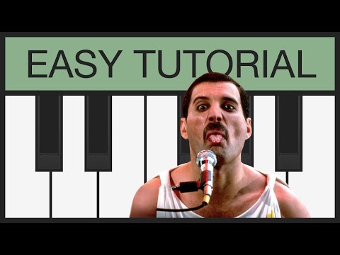 Bohemian Rhapsody (Queen) - Easy Piano Tutorial - Slow - Melody for Keyboard / Melodica