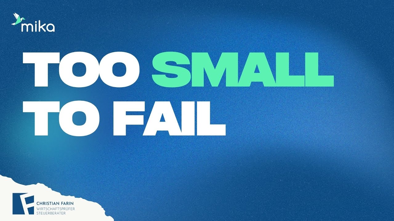 Too Small To Fail Podcast - Trailer