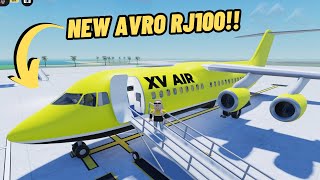 New AVRO RJ100 Update in Cabin Crew Simulator | ROBLOX | AlyXV