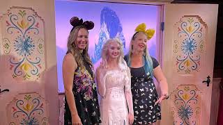 Elsa and Anna at Disney Wold, August 2022
