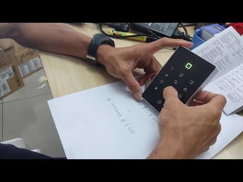 Tutorial Access Control - K12 delete pin chinese