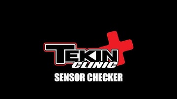 Sensor Checker | Tekin ESC Programming