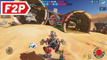 War Robots: Free to Play Hangar - Domination Gameplay (No Commentary) WR F2P