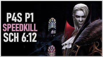 [FFXIV] P4S Phase 1 SCH POV Speedkill (1 Coheal GCD)