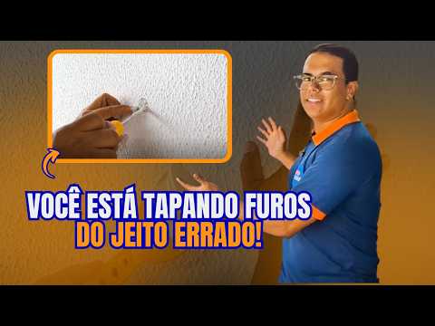 HOW TO FILL HOLES IN THE WALL: The RIGHT way so they don't show later!