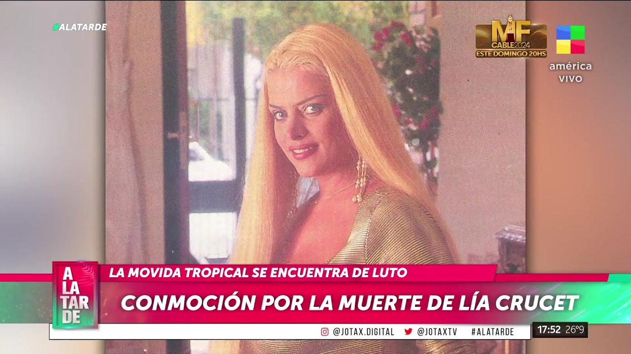 ⚫ Conmoción por la muerte de Lía Crucet