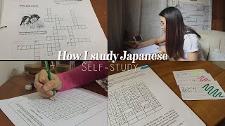 how I study Japanese ( a beginner... ) l self study Japanese l Julienne A.