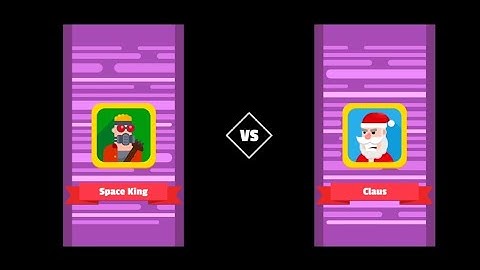 Bowmasters Gameplay || First Win || Space King vs Clauses