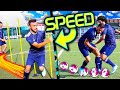 ⚡SPEED FOOTBALL CHALLENGES ⚽!!! w/Elites