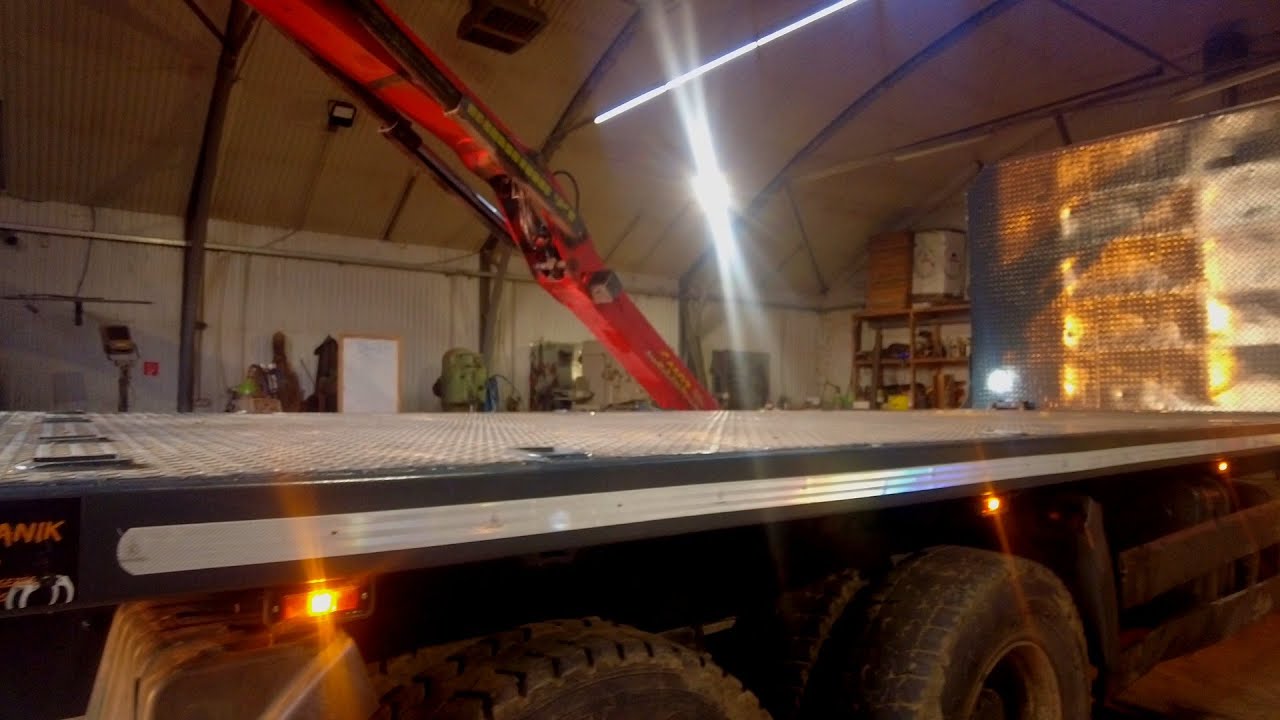 Rönkszállító plató csere + Epsilon kitalpaló rendszer javítás