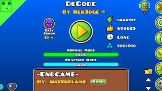 Geometry Dash Easy Demon Decode 100%