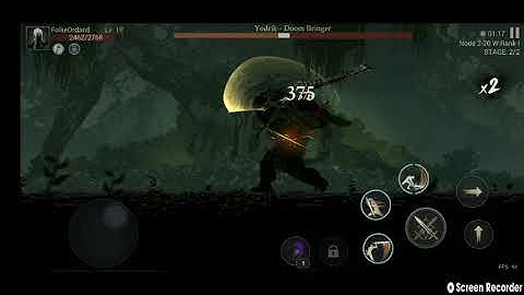 SHADOW HUNTER : LOST WORLD 🤓 BOSS FIGHT🤓 chapter2 WEEPING FOREST  amazing action Android gameplay.