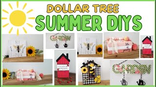 Summer Dollar Tree home decor ideas cute and easy!