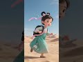 Today, the fairy was attacked by black ants in the desert. Can she escape danger?
