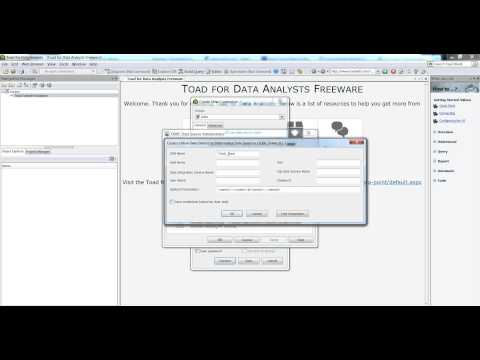 How to configure TOAD for Data Analysts client to access the data from a deployed SQL Data Service