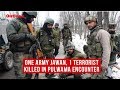 One Army Jawan, 1 Terrorist Killed In Pulwama Encounter