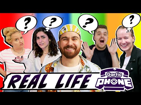 Wer erkennt die Zeichnung? REAL LIFE GARTIC PHONE MIT DER CREW!