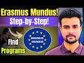 Top Tips for Searching Erasmus Mundus Programs