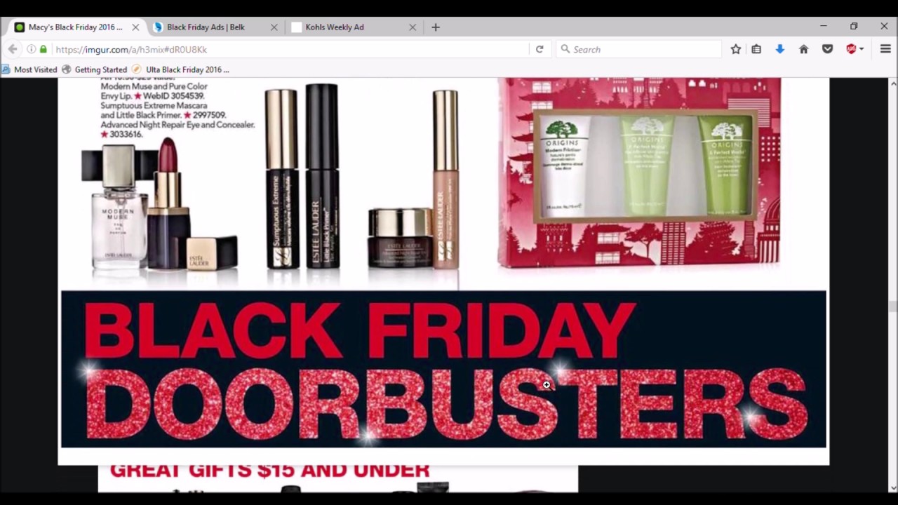 Macy&#39;s Black Friday 2016 ad - Beauty Deals! - YouTube