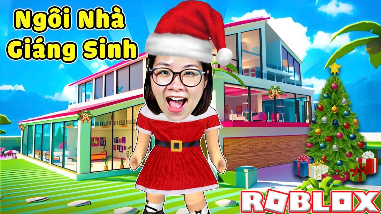 Ốc TV Xây Dựng Ngôi Nhà Búp Bê Barbie Chủ Đề Giáng Sinh Siêu Đẹp Trong Roblox