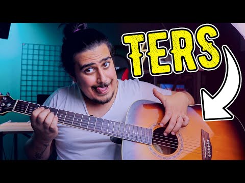 GİTARI TERS TUTARAK ÇALDIM!!(Sol Elle Gitar Nasıl Çalınır?) SOLAK GİTARI