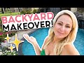 My Backyard Tour & Makeover | Help me Glow Up my Yard & Pool | Christi Lukasiak from Dance Moms