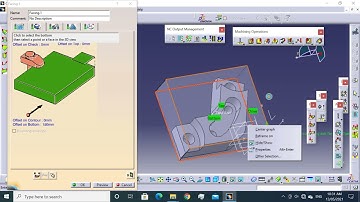Catia Nc Programming Exercise - 23 #catia #catianc #facing #pocketing #profilecontouring #drilling