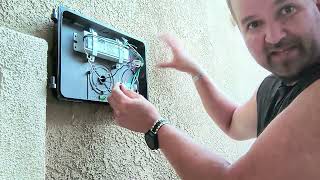 Installation of Konlite Full Cutoff LED Wall Pack - 125W/105W/76W Selectable.