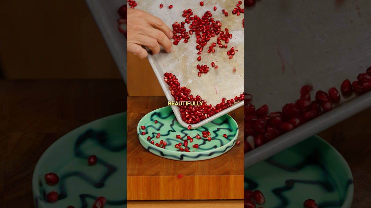 How to pop a pomegranate 🥄