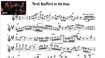 Transcription Tuesday #30: Terell Stafford's trumpet solo on the blues Transcription Tuesday #30: Terell Stafford's trumpet solo on the blues